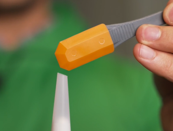 opening tuit en aansluitend afwerkgereedschap