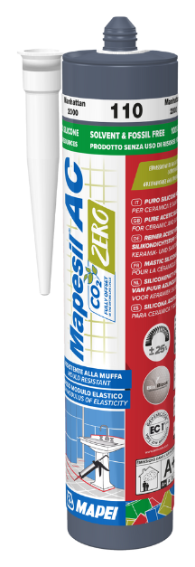 Mapei siliconenkit in kleur Voegsel in kleur? Dit is de bijbehorende Mapei siliconenkit